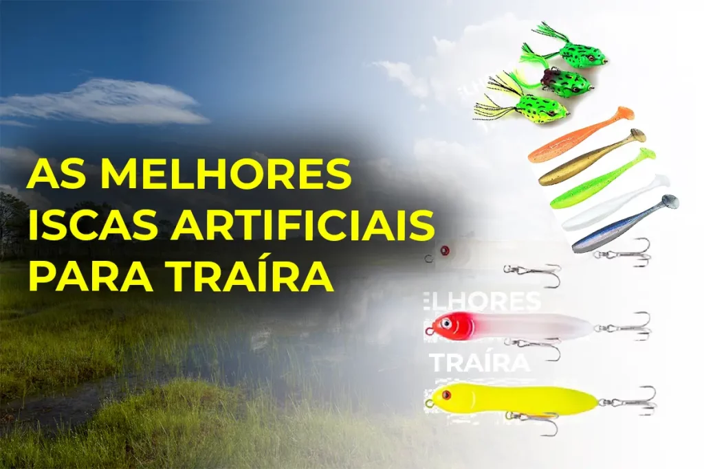 Isca artificial para pescar traíra