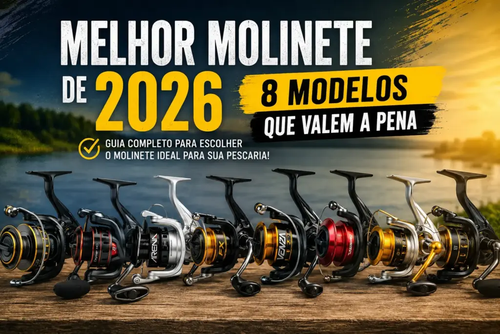 Melhor Molinete de 2026: 7 Modelos que Valem a Pena 8 Melhores molinetes 2026