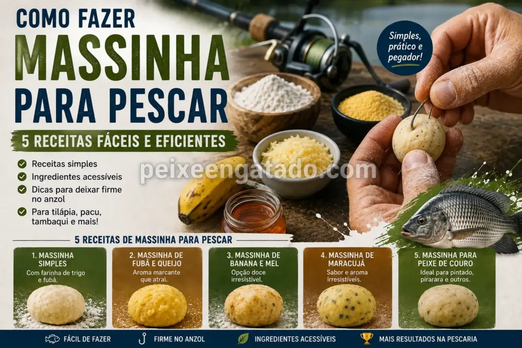 Como Fazer Massinha para Pescar: 5 Receitas Simples e Eficientes 1 como fazer massinha para pesca