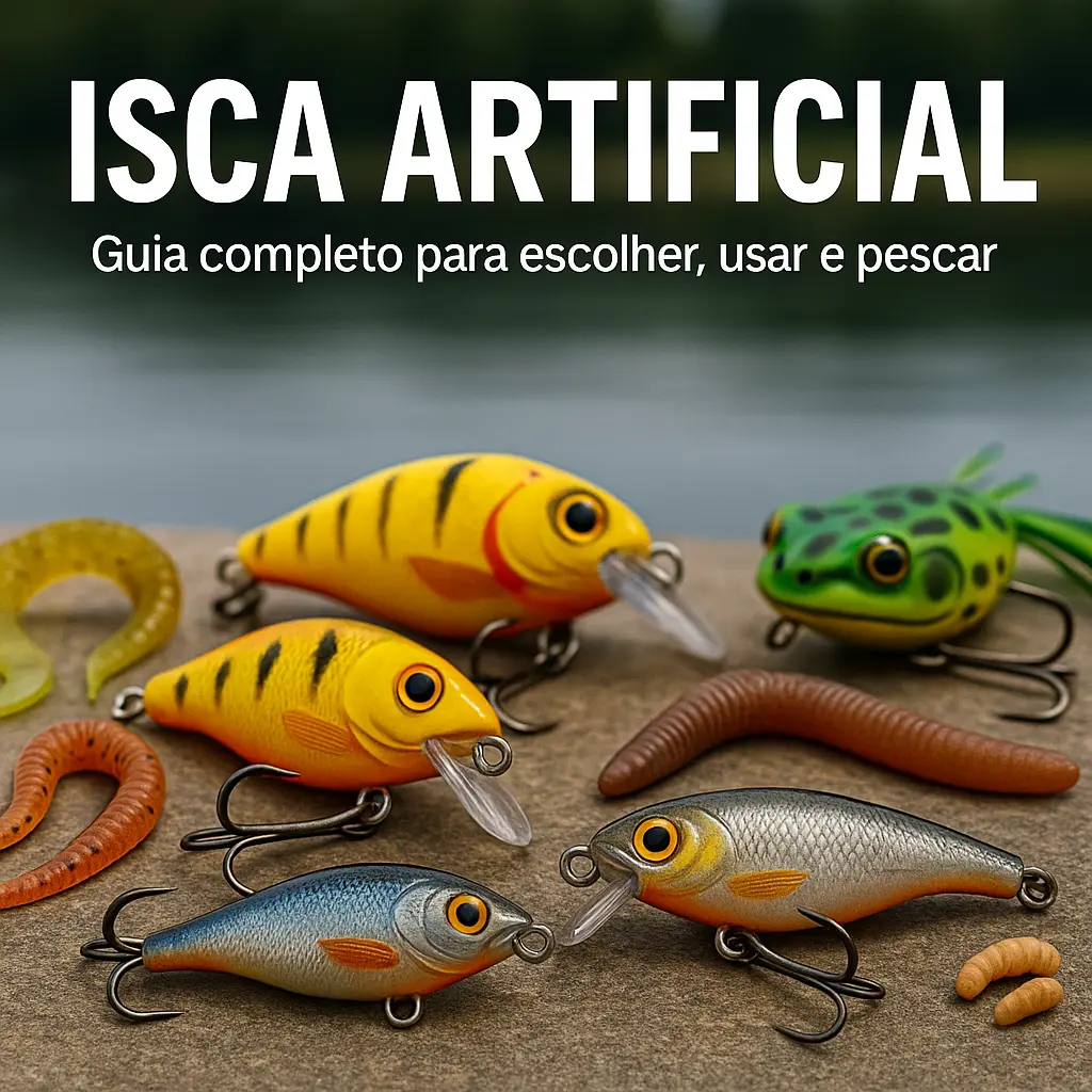 Isca Artificial: Guia Completo para Escolher, Usar e Pescar Mais