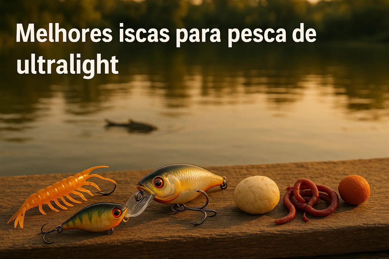 Melhores Iscas para Ultralight em Pesqueiros