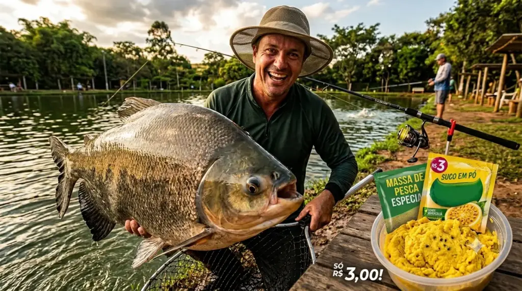 Massa de Maracujá para Pesca