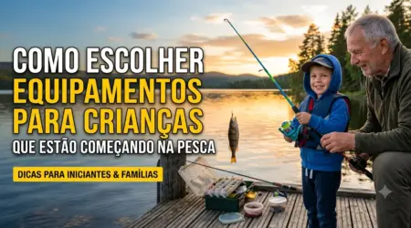 Como escolher Equipamentos para Crianças que estão começando na Pesca