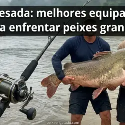 Pesca pesada: melhores equipamentos para enfrentar peixes grandes