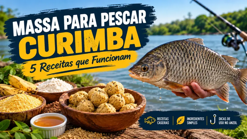 massa para pescar curimba
