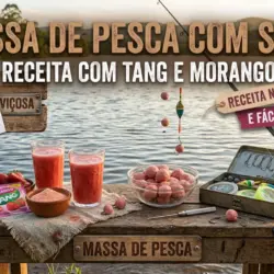 Massa de Pesca com Suco: Receita com Tang e Morango
