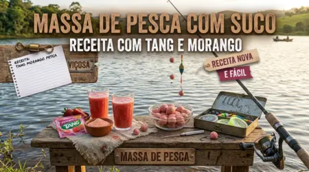Massa de Pesca com Suco: Receita com Tang e Morango