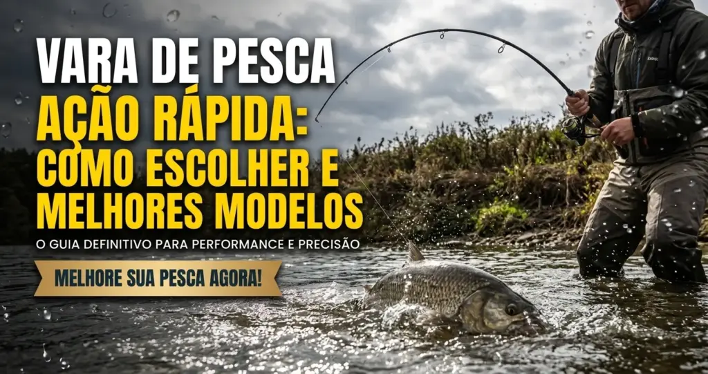 Vara de pesca ação rápida: como escolher